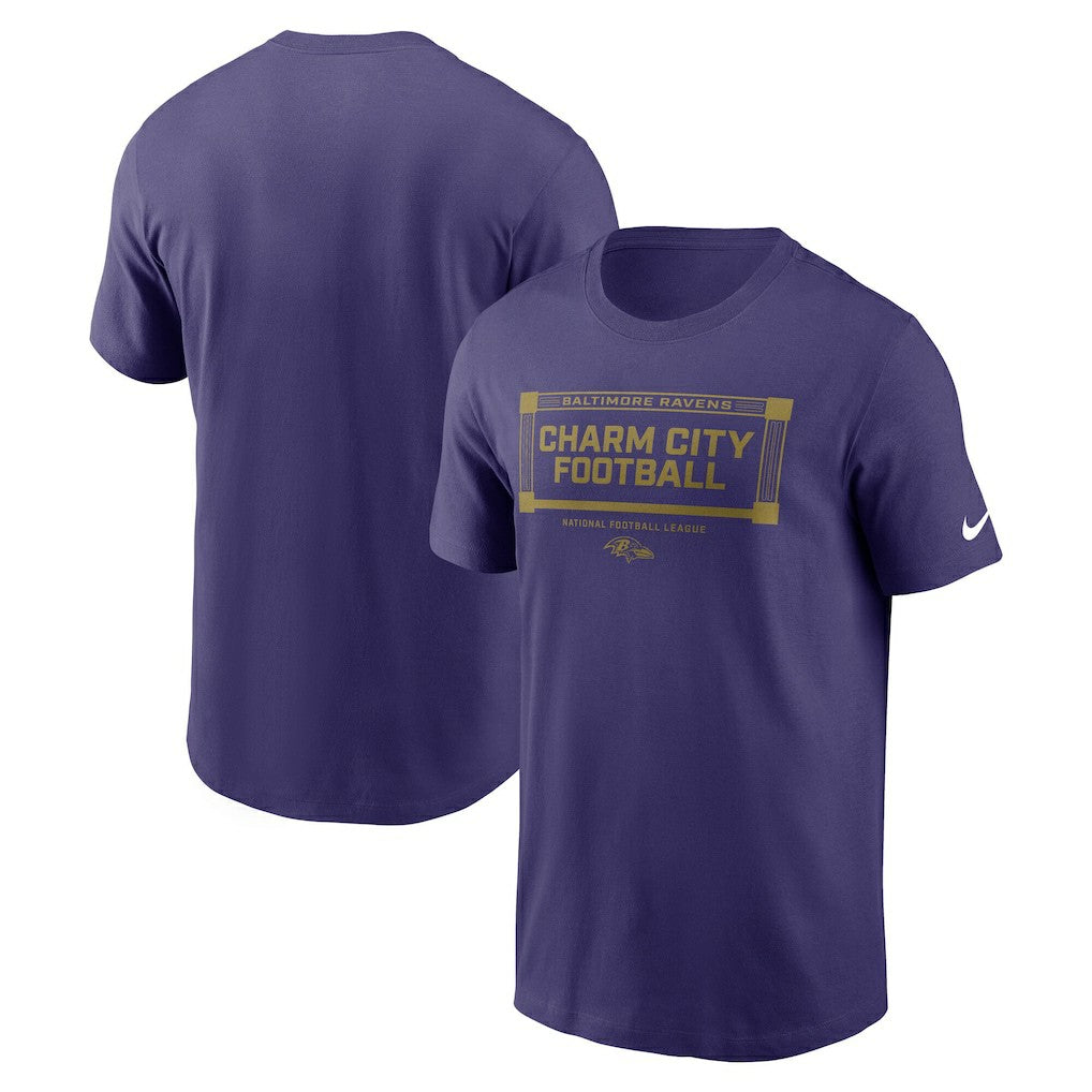 Baltimore Ravens Primetime Local Essential T-Shirt - Purple | Nike cheap