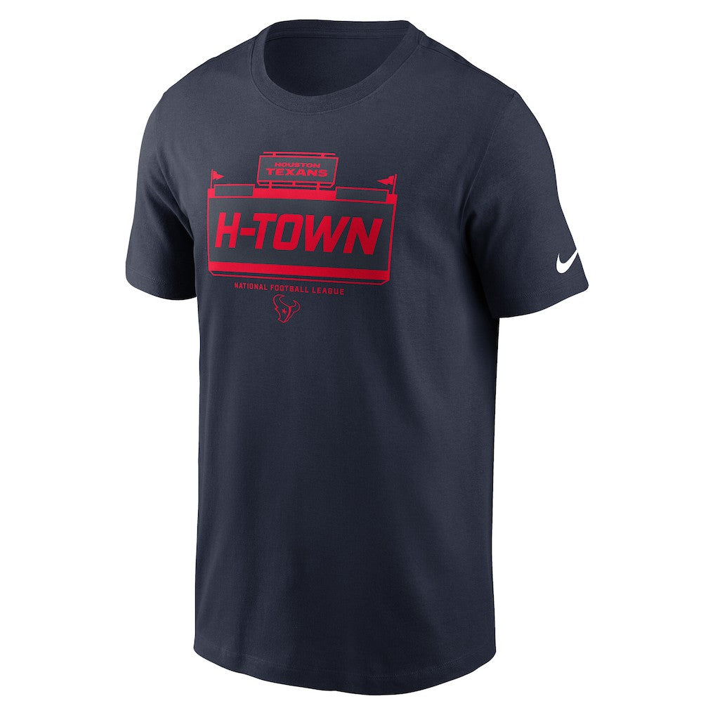 Houston Texans Primetime Local Essential T-Shirt - Navy | Nike for sale