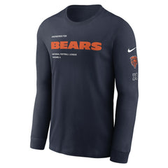 Chicago Bears Play to Win Essential Long Sleeve T-Shirt - Navy | Nike on sale