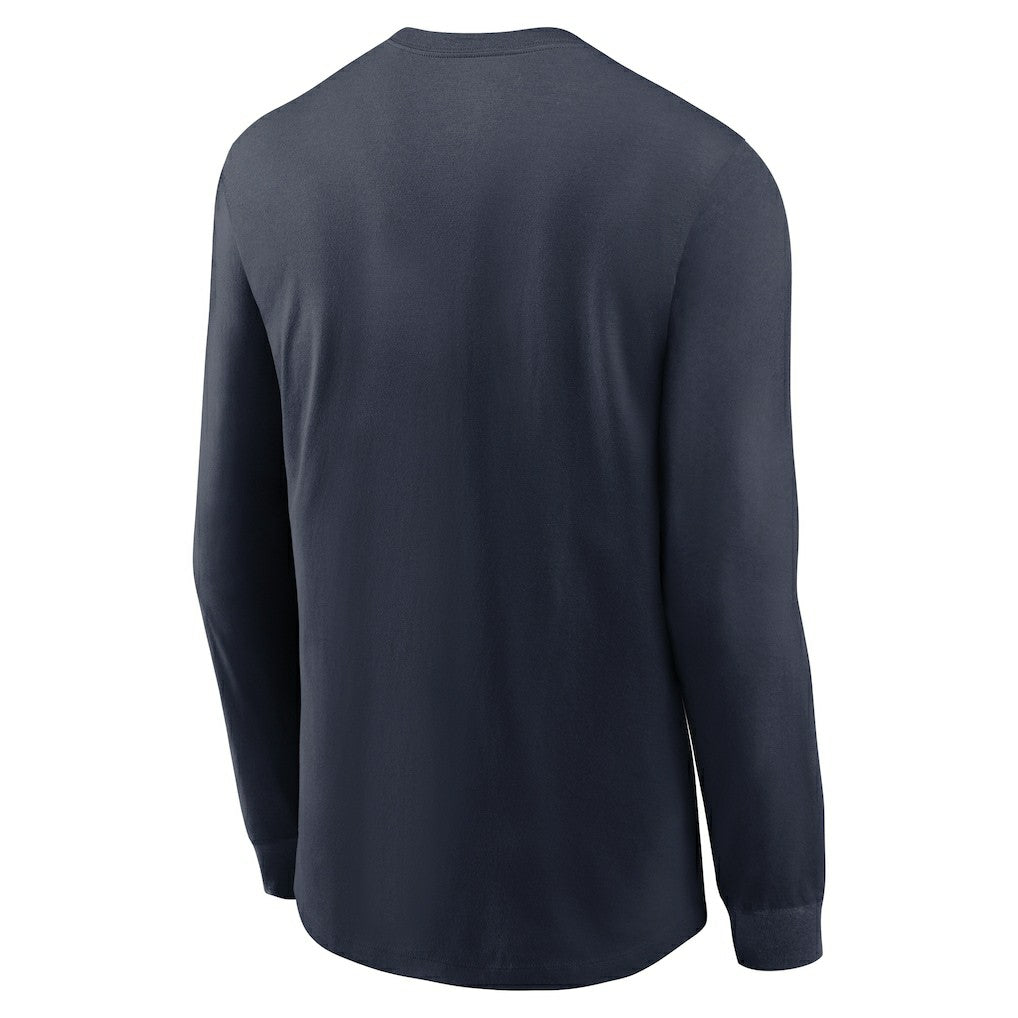 Chicago Bears Play to Win Essential Long Sleeve T-Shirt - Navy | Nike on sale