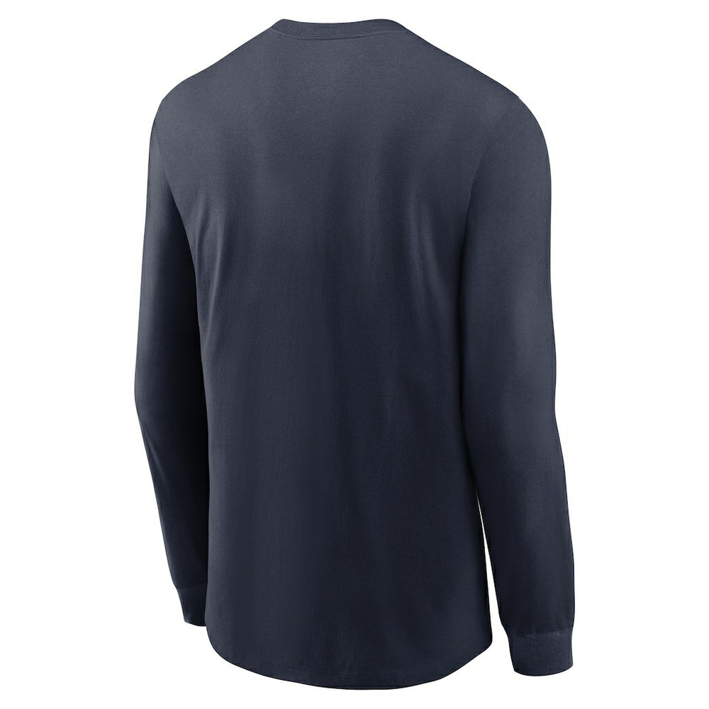Chicago Bears Play to Win Essential Long Sleeve T-Shirt - Navy | Nike on sale