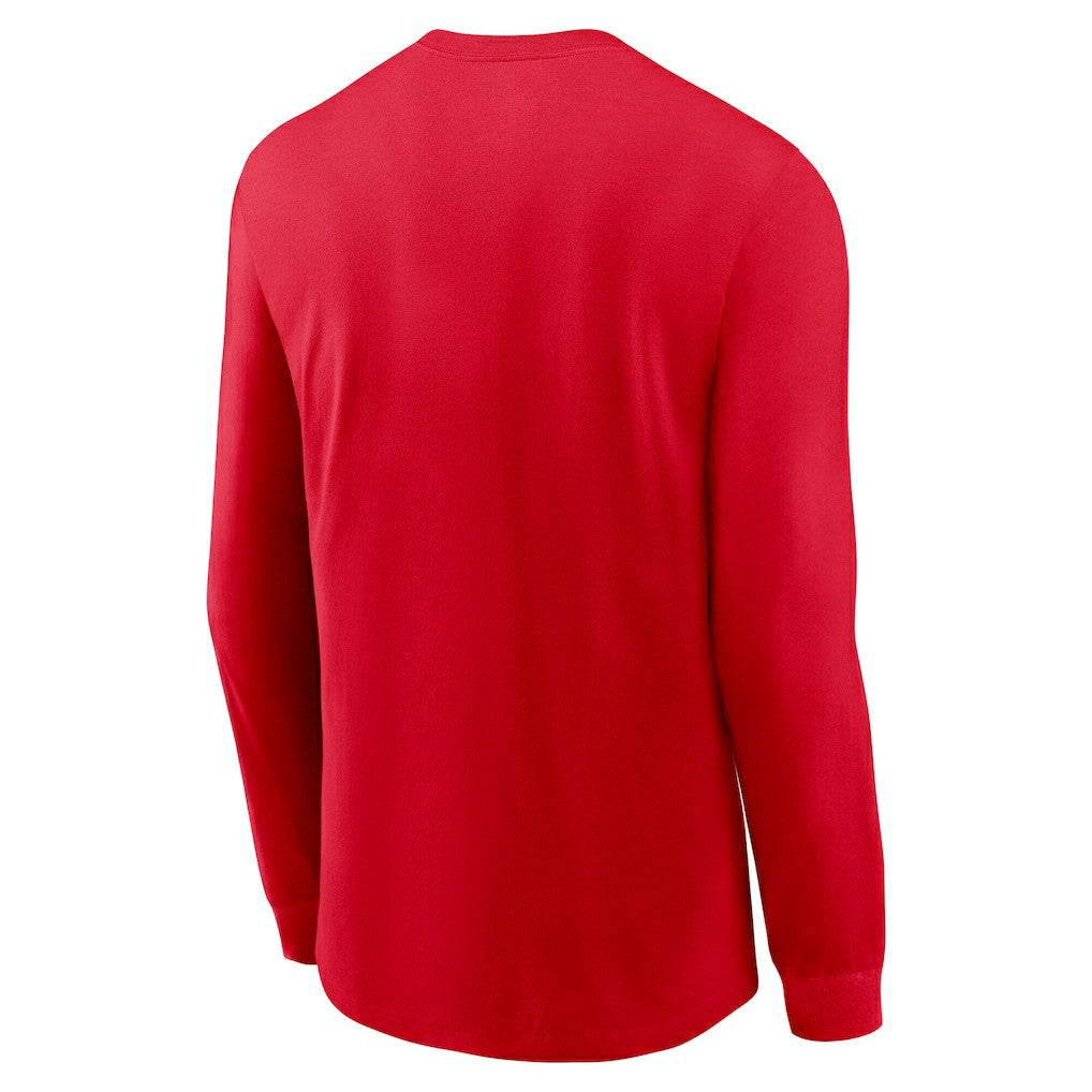 Kansas City Chiefs Play to Win Essential Long Sleeve T-Shirt - Red | Nike for sale