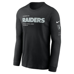 Las Vegas Raiders Play to Win Essential Long Sleeve T-Shirt - Black | Nike online