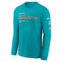 Miami Dolphins Play to Win Essential Long Sleeve T-Shirt - Aqua | Nike cheap