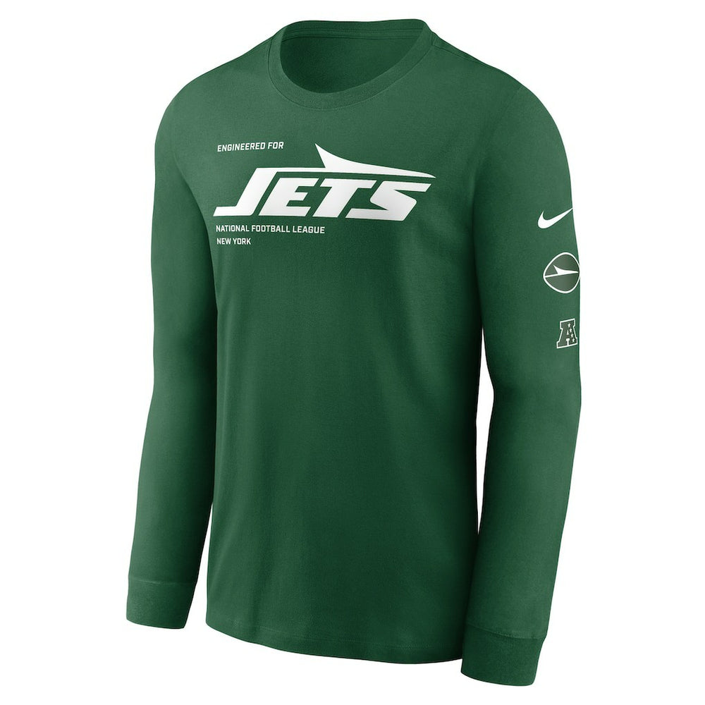 New York Jets Play to Win Essential Long Sleeve T-Shirt - Green | Nike sale
