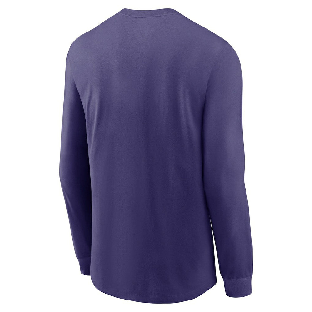 Baltimore Ravens Play to Win Essential Long Sleeve T-Shirt - Purple | Nike outlet