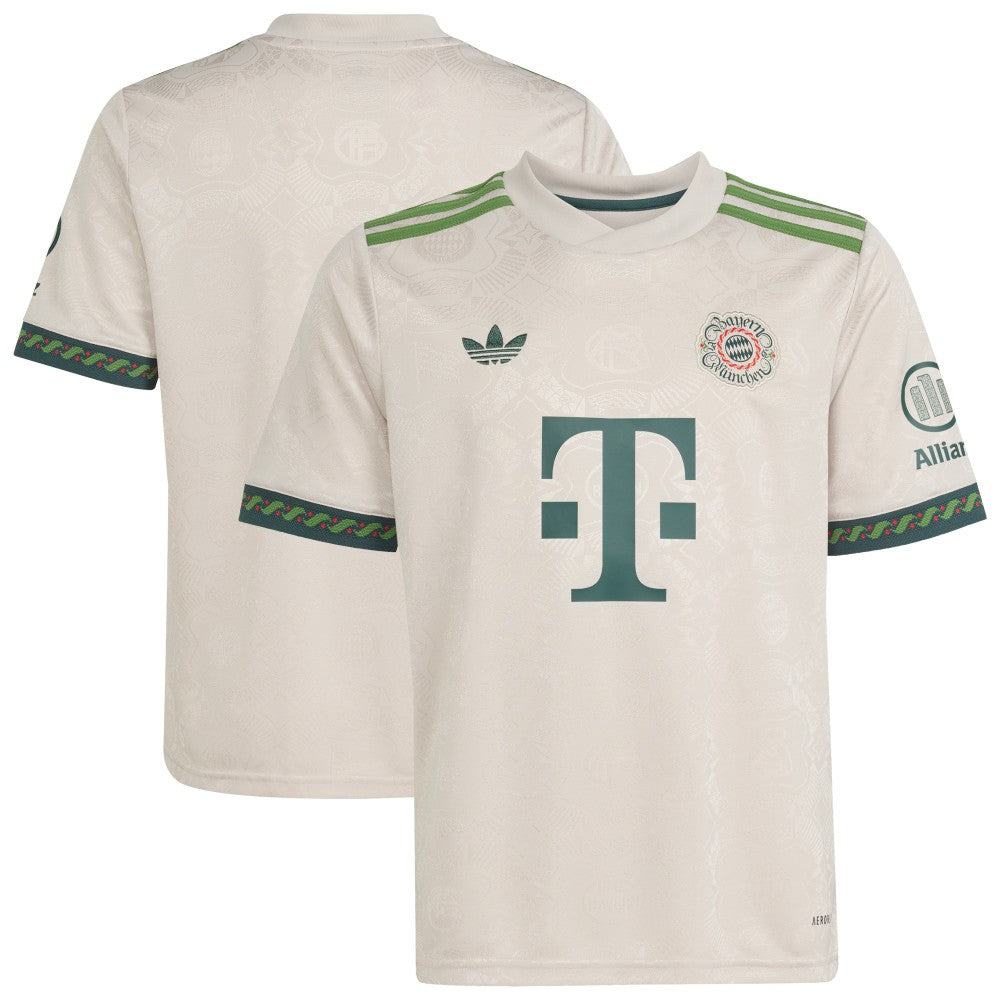 Bayern Munich Youth 2025/26 Fourth Replica Jersey - Tan | Adidas discount