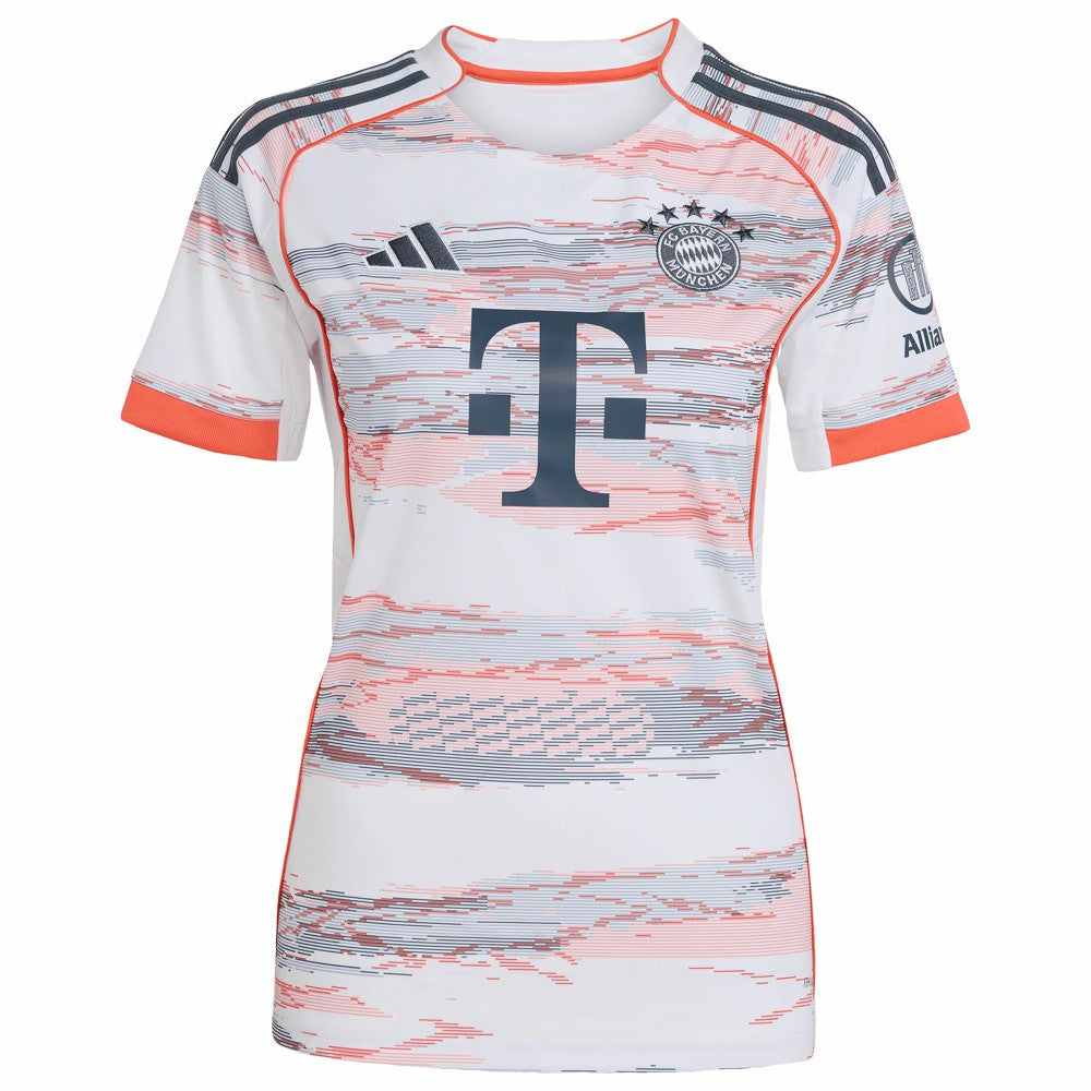 Bayern Munich Women's 2025/26 Away Replica Jersey - White | Adidas shop