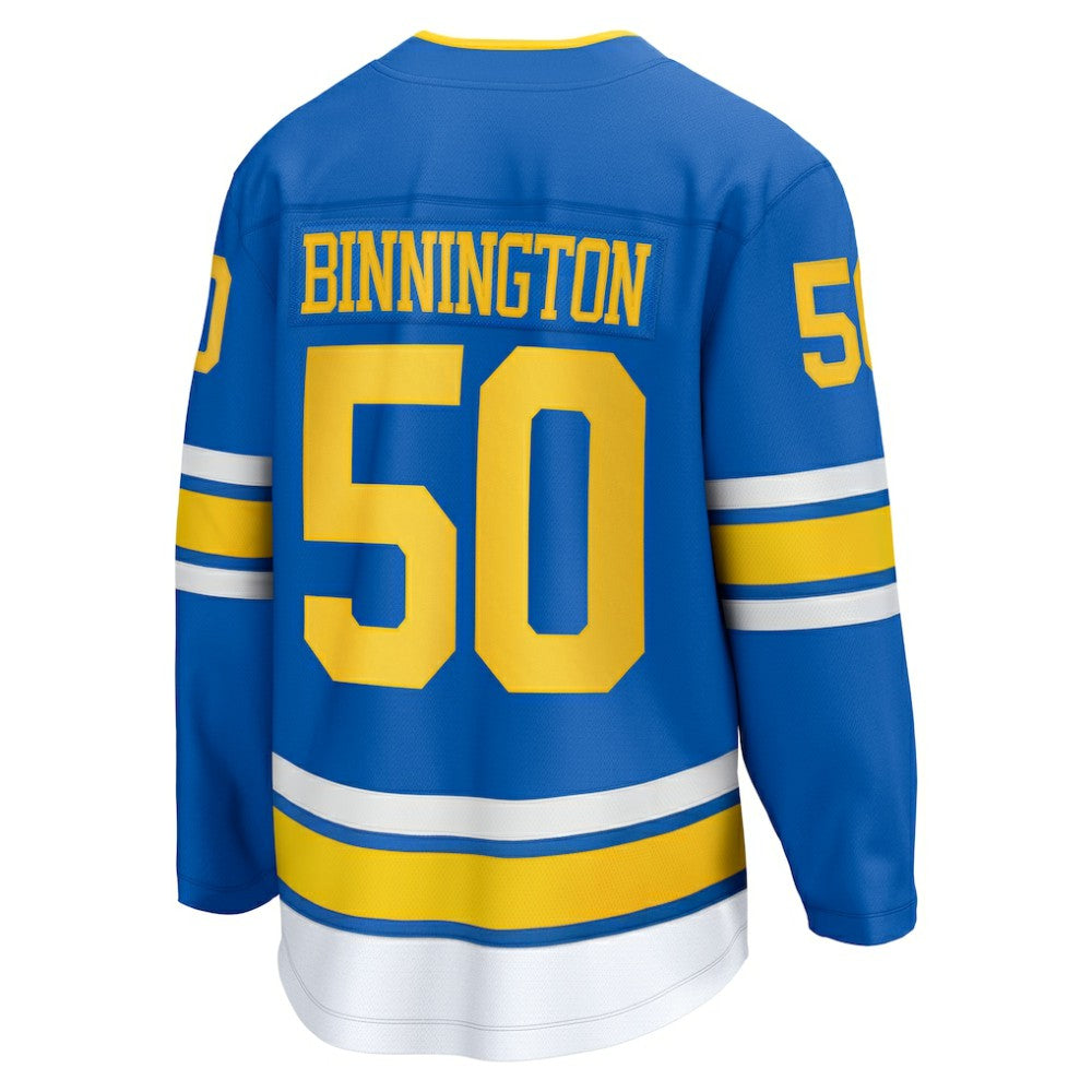 Jordan Binnington St. Louis Blues Fanatics Home Breakaway Player Jersey Blue
