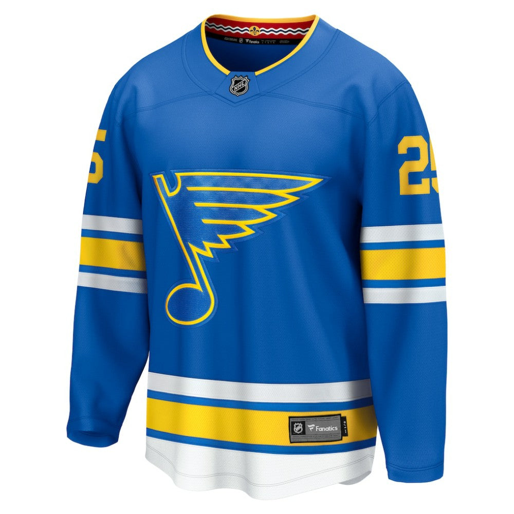 Jordan Kyrou St. Louis Blues Fanatics Home Breakaway Player Jersey Blue