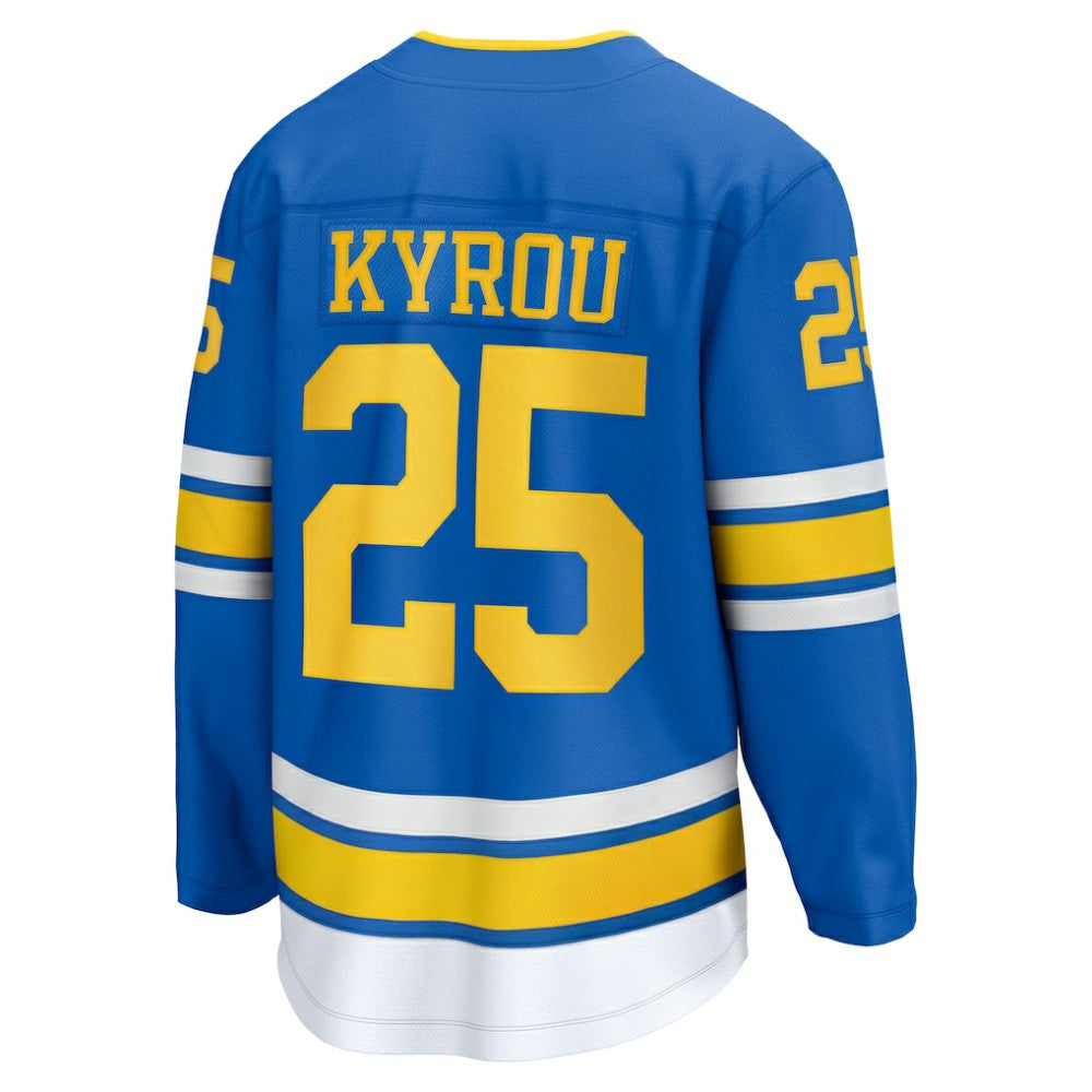 Jordan Kyrou St. Louis Blues Fanatics Home Breakaway Player Jersey Blue