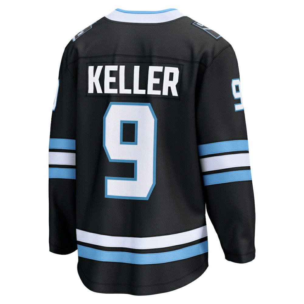 Clayton Keller Utah Mammoth Fanatics Home Breakaway Player Jersey Black