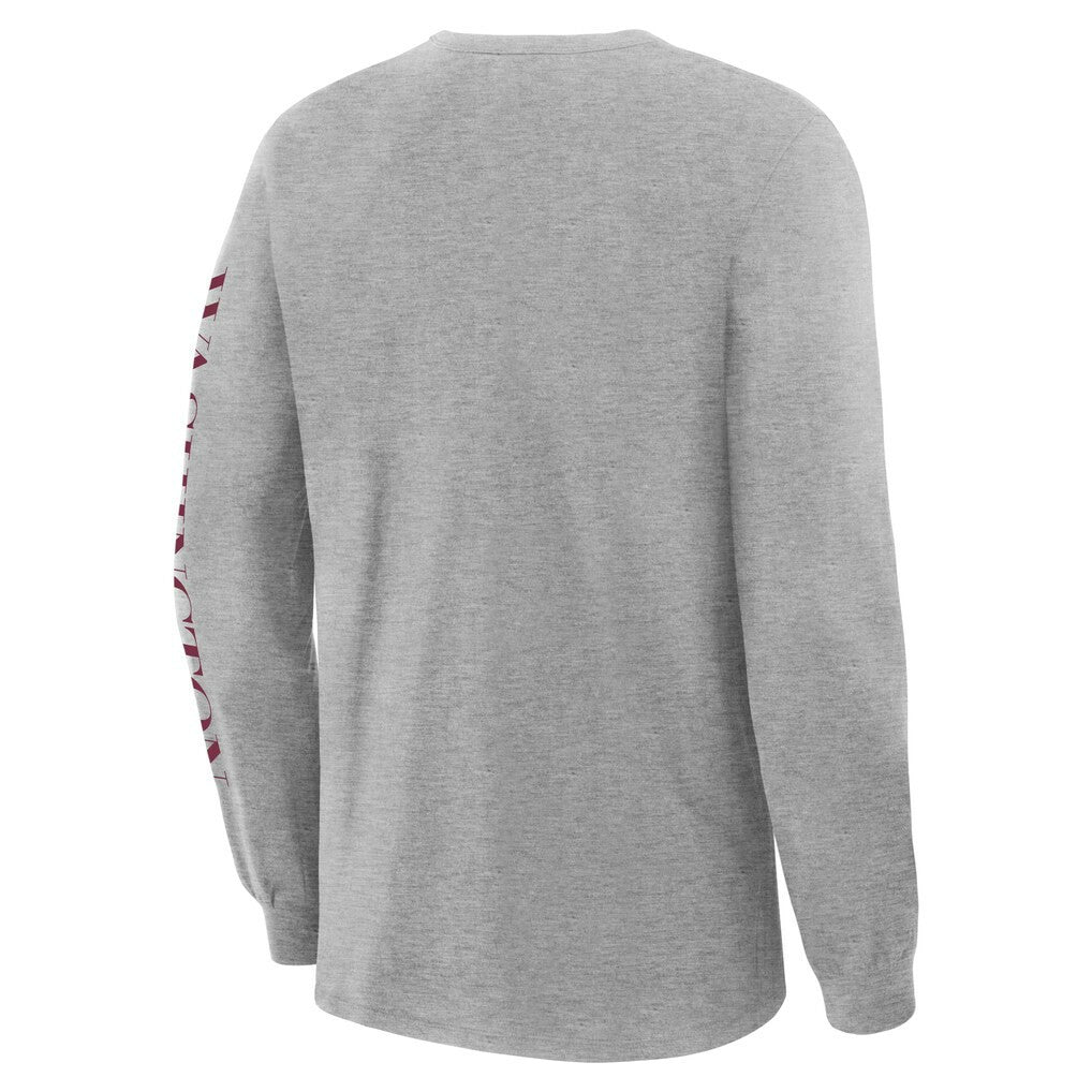 Washington Commanders Hometown Sweep Legacy Long Sleeve T-Shirt - Heather Gray cheap