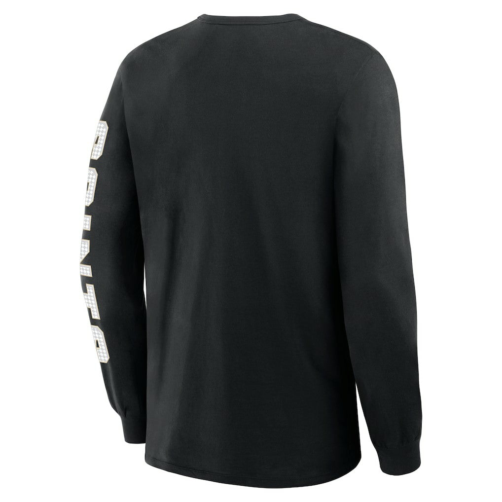 New Orleans Saints Hometown Sweep Legacy Long Sleeve T-Shirt - Black cheap