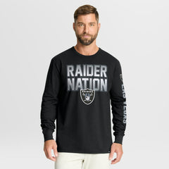 Las Vegas Raiders Hometown Sweep Legacy Long Sleeve T-Shirt - Black for sale