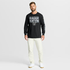 Las Vegas Raiders Hometown Sweep Legacy Long Sleeve T-Shirt - Black for sale