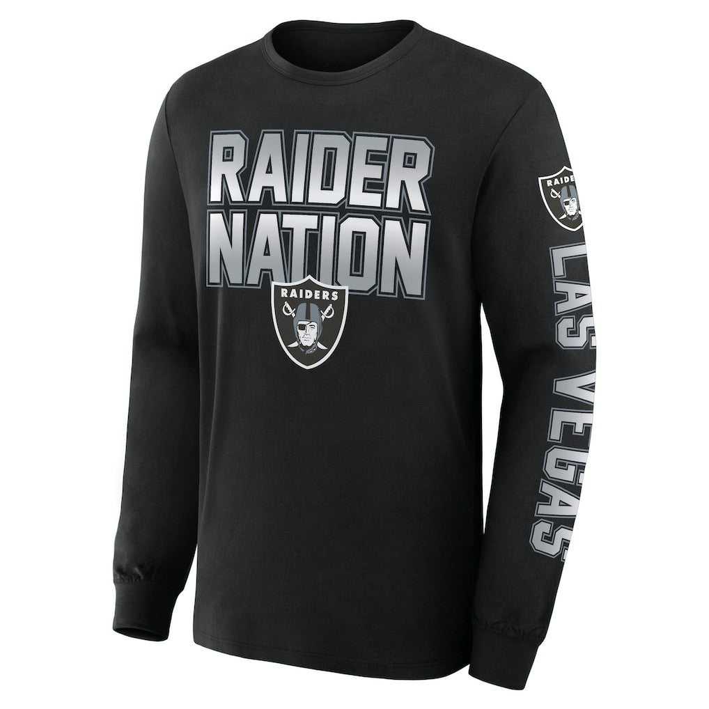 Las Vegas Raiders Hometown Sweep Legacy Long Sleeve T-Shirt - Black for sale
