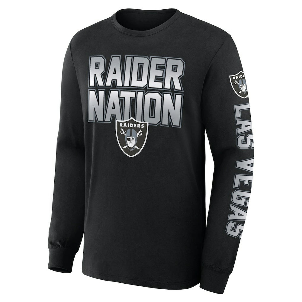Las Vegas Raiders Hometown Sweep Legacy Long Sleeve T-Shirt - Black for sale