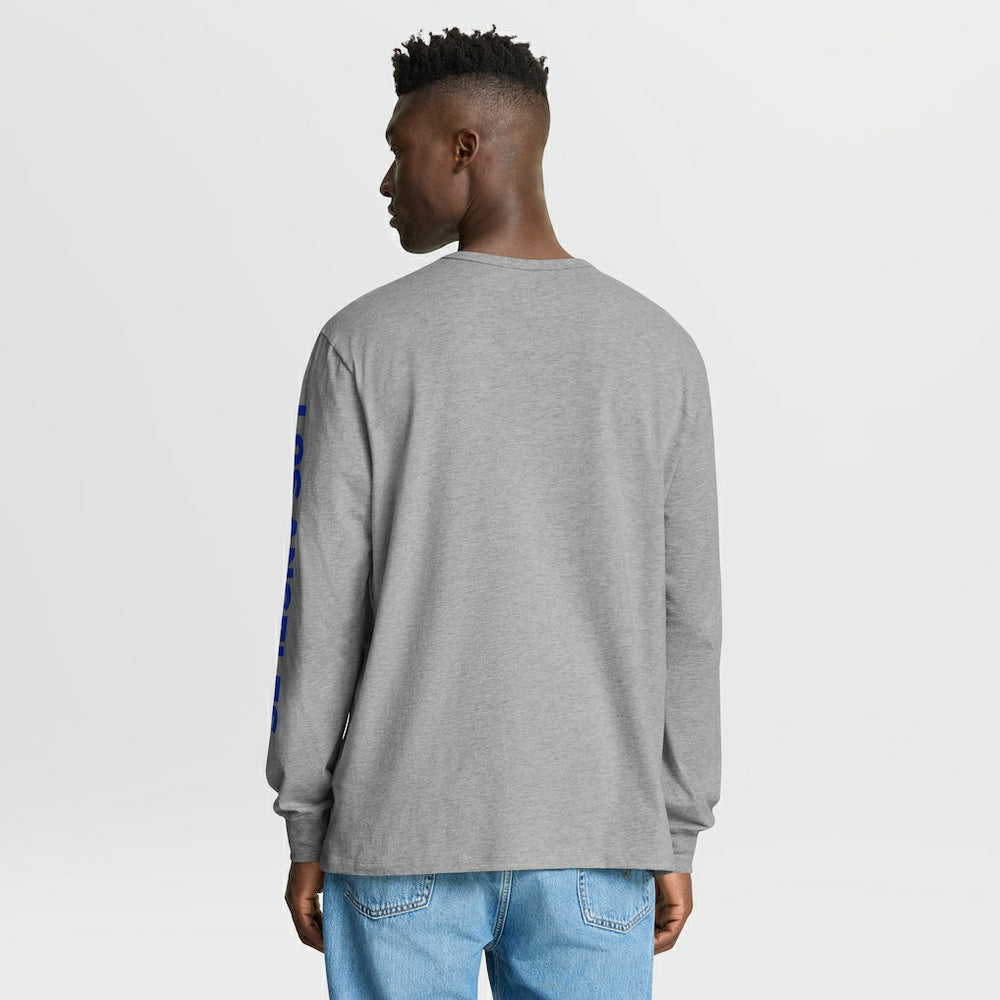 Los Angeles Rams Hometown Sweep Legacy Long Sleeve T-Shirt - Heather Gray cheap