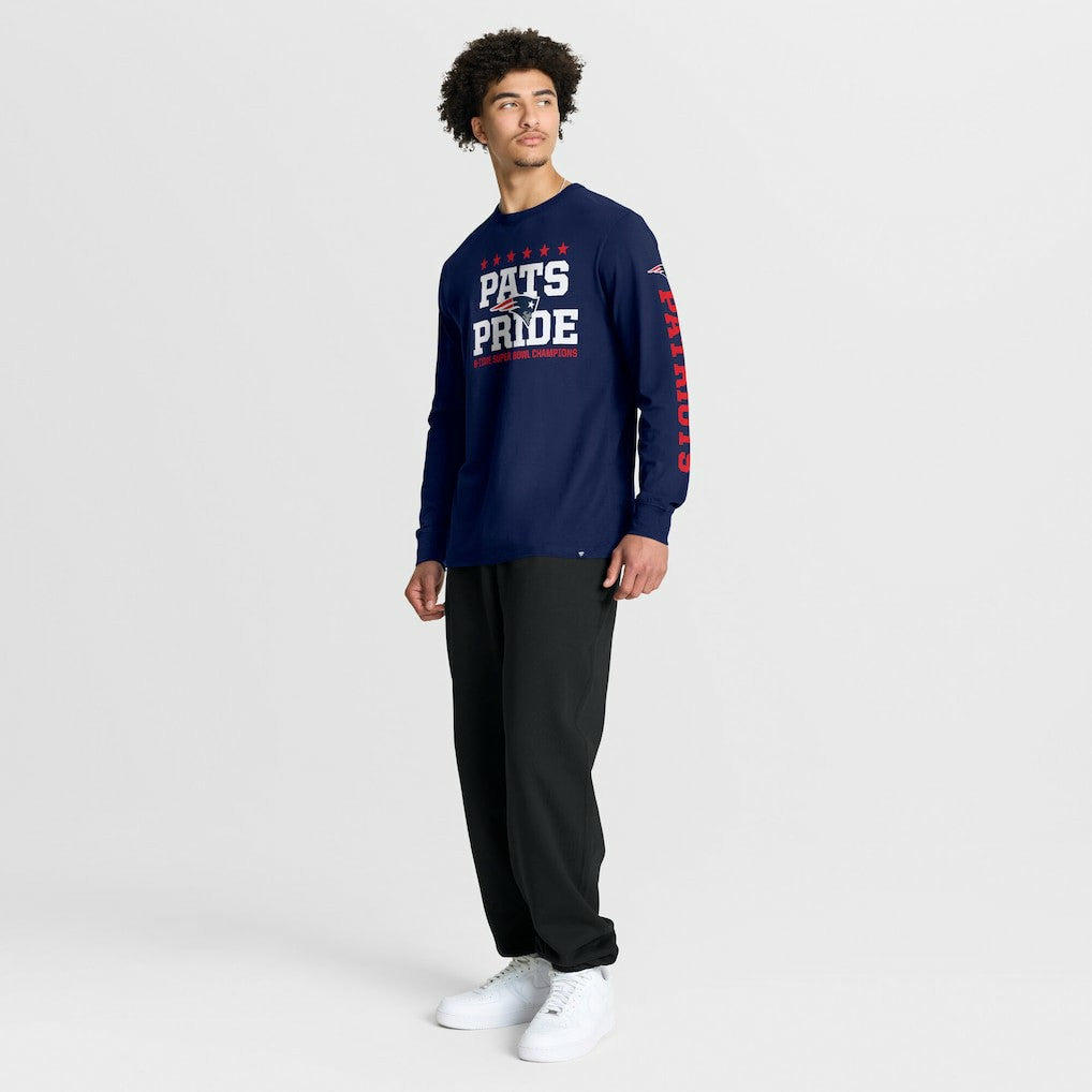 New England Patriots Hometown Sweep Legacy Long Sleeve T-Shirt - Navy discount