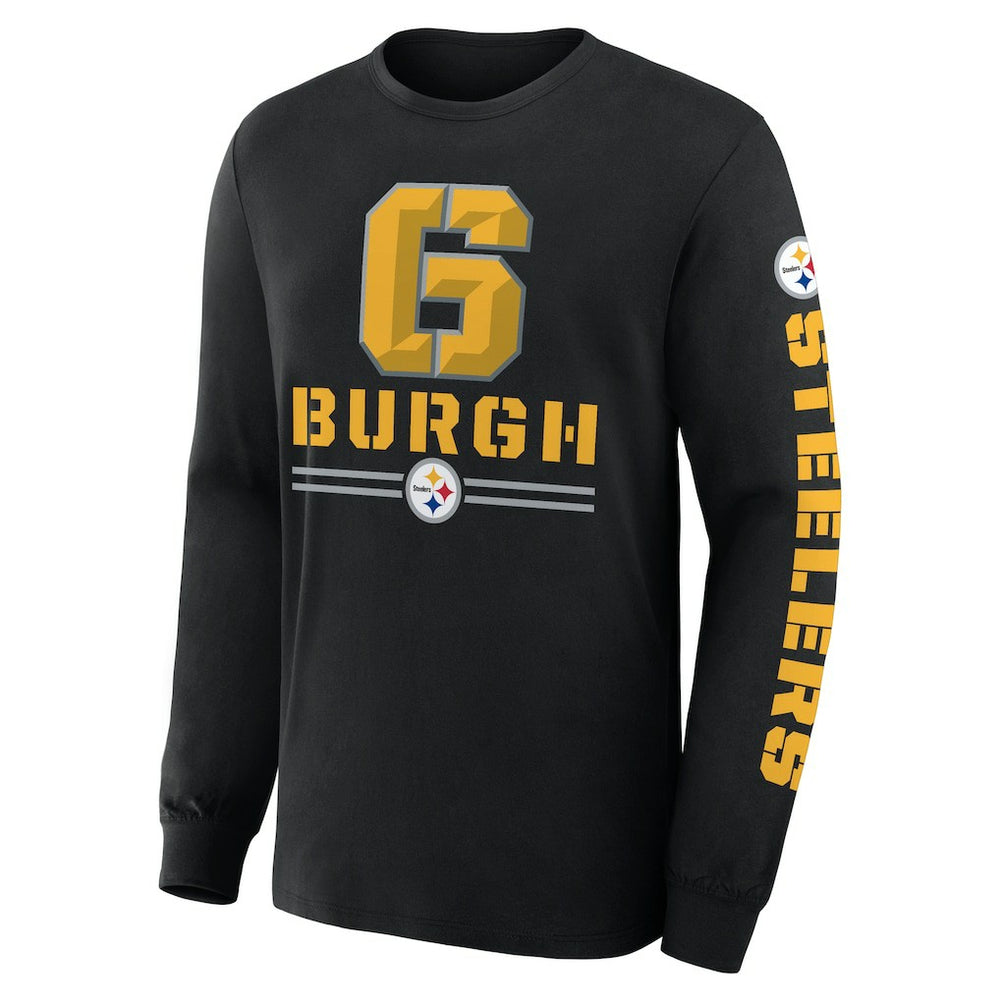 Pittsburgh Steelers Hometown Sweep Legacy Long Sleeve T-Shirt - Black online