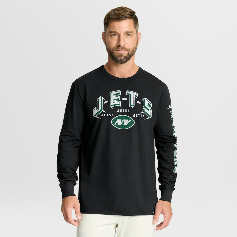 New York Jets Hometown Sweep Legacy Long Sleeve T-Shirt - Black sale