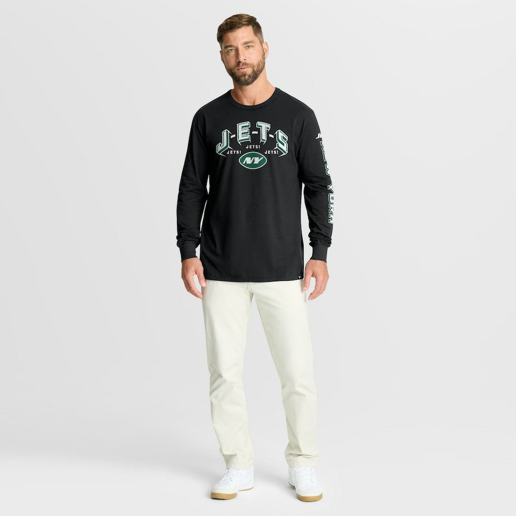 New York Jets Hometown Sweep Legacy Long Sleeve T-Shirt - Black sale