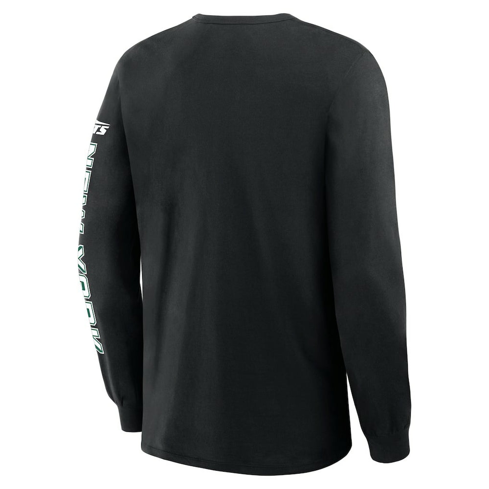 New York Jets Hometown Sweep Legacy Long Sleeve T-Shirt - Black sale