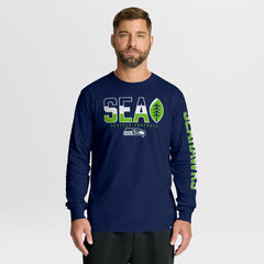 Seattle Seahawks Hometown Sweep Legacy Long Sleeve T-Shirt - College Navy online