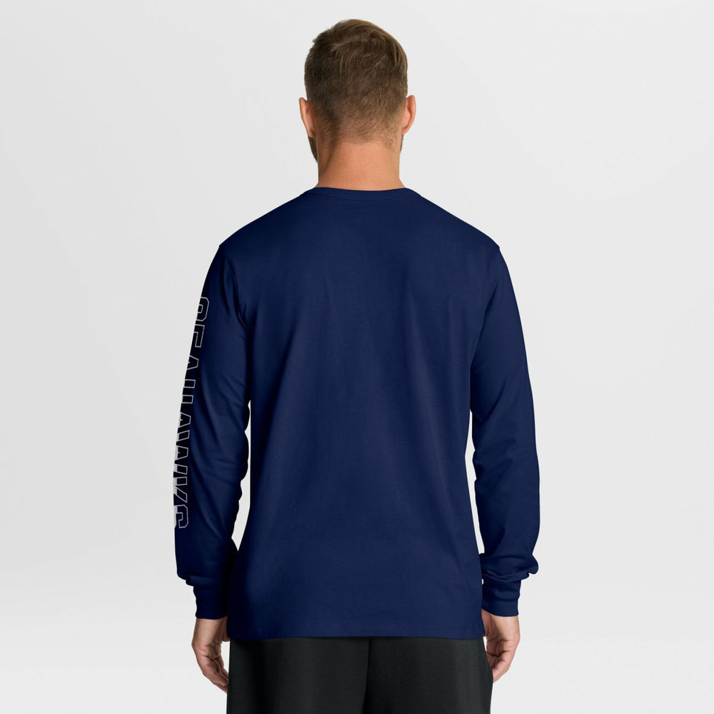 Seattle Seahawks Hometown Sweep Legacy Long Sleeve T-Shirt - College Navy online