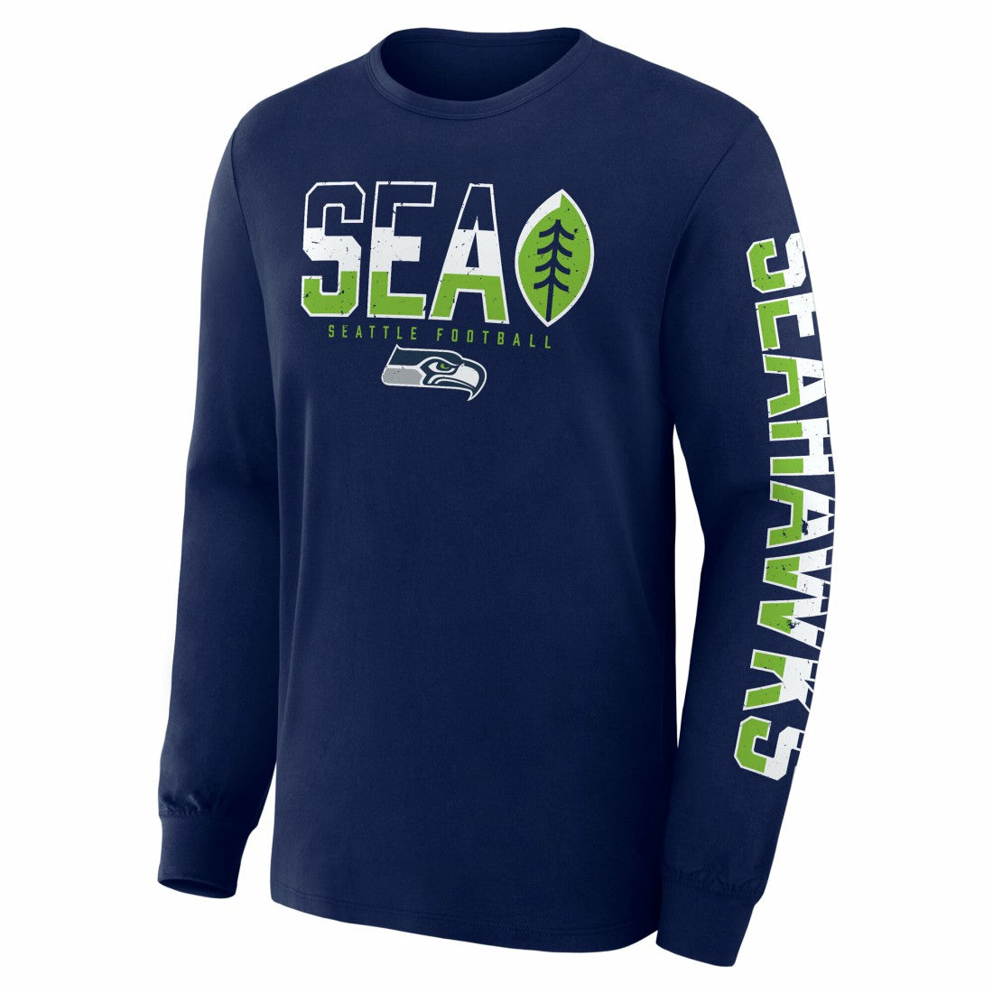 Seattle Seahawks Hometown Sweep Legacy Long Sleeve T-Shirt - College Navy online