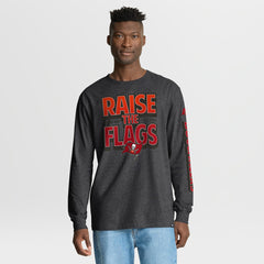 Tampa Bay Buccaneers Hometown Sweep Legacy Long Sleeve T-Shirt - Heather Charcoal sale