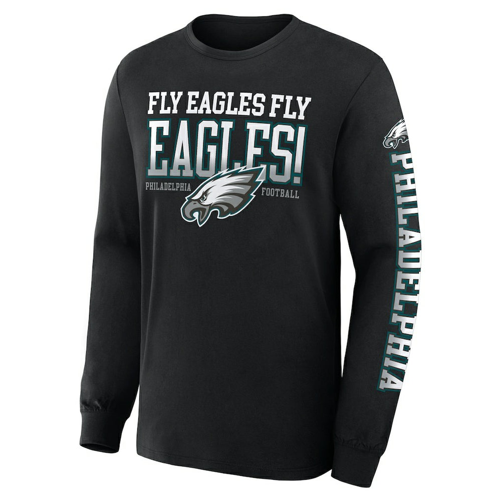 Philadelphia Eagles Hometown Sweep Legacy Long Sleeve T-Shirt - Black discount