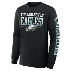 Philadelphia Eagles Hometown Sweep Legacy Long Sleeve T-Shirt - Black discount