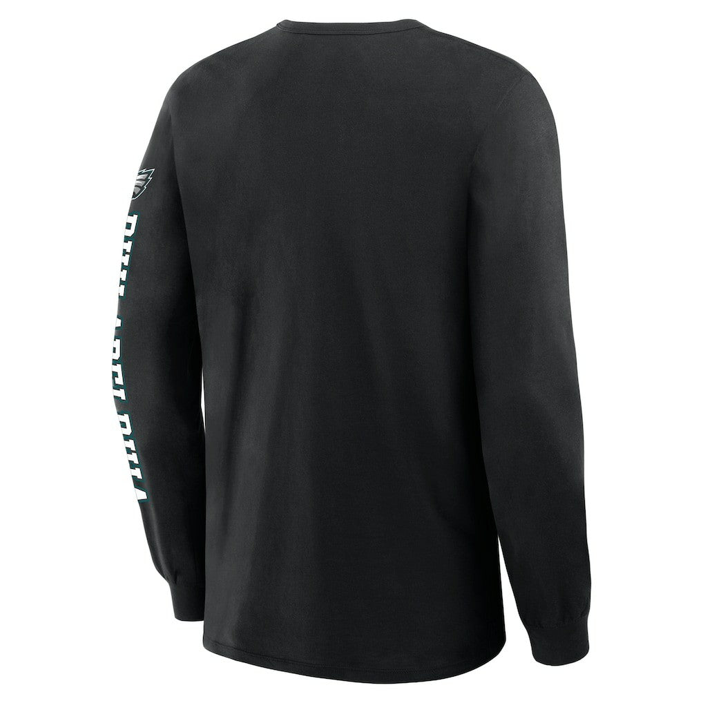 Philadelphia Eagles Hometown Sweep Legacy Long Sleeve T-Shirt - Black discount