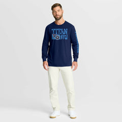 Tennessee Titans Hometown Sweep Legacy Long Sleeve T-Shirt - Navy on sale