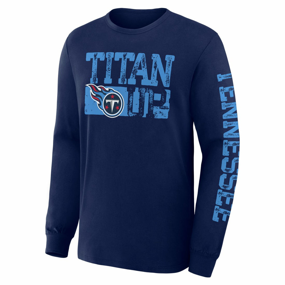 Tennessee Titans Hometown Sweep Legacy Long Sleeve T-Shirt - Navy on sale