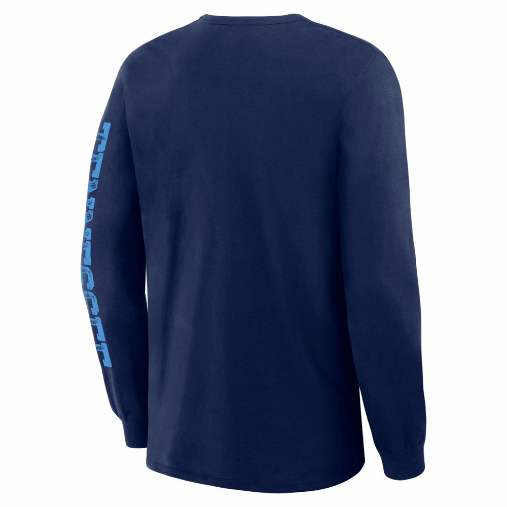 Tennessee Titans Hometown Sweep Legacy Long Sleeve T-Shirt - Navy on sale