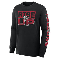 Atlanta Falcons Hometown Sweep Legacy Long Sleeve T-Shirt - Black cheap