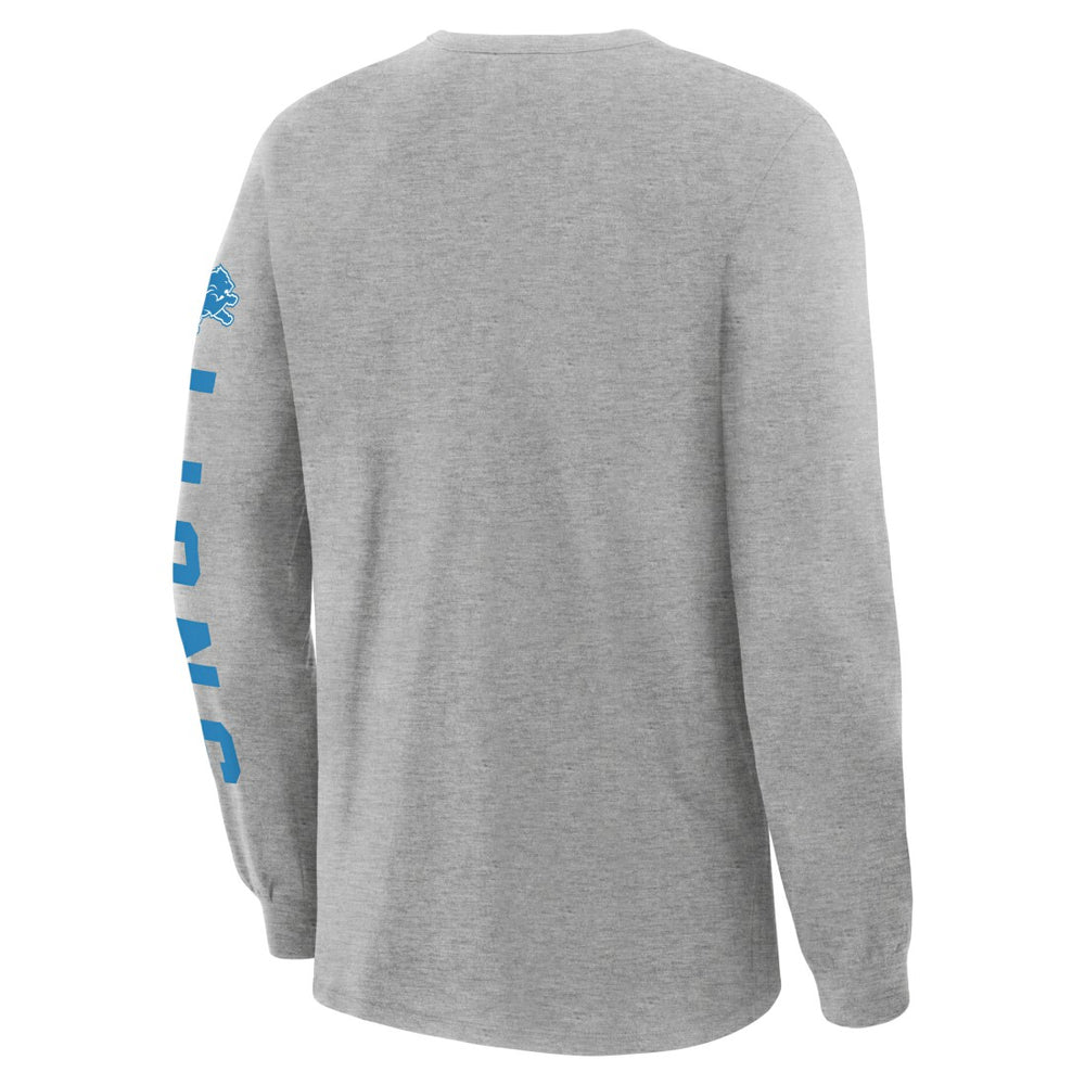 Detroit Lions Hometown Sweep Legacy Long Sleeve T-Shirt - Heather Gray on sale