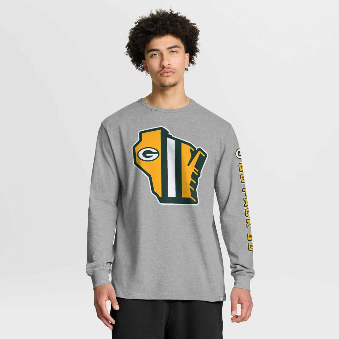 Green Bay Packers Hometown Sweep Legacy Long Sleeve T-Shirt - Heather Gray online