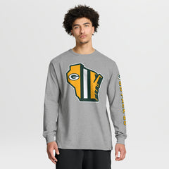 Green Bay Packers Hometown Sweep Legacy Long Sleeve T-Shirt - Heather Gray online