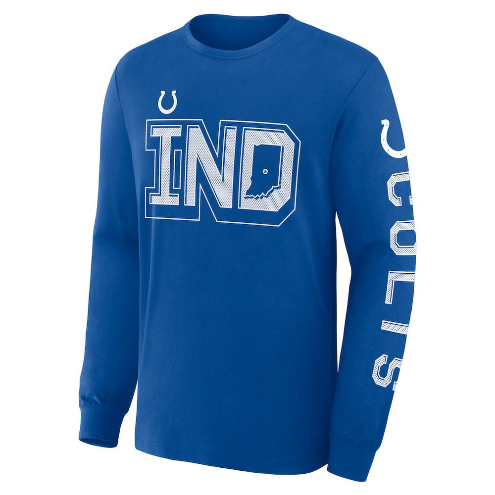 Indianapolis Colts Hometown Sweep Legacy Long Sleeve T-Shirt - Royal for sale