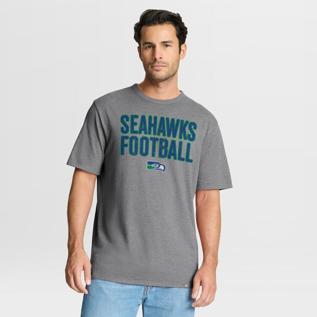 Seattle Seahawks First Down Tribute Tri-Blend T-Shirt - Heather Gray discount