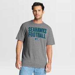Seattle Seahawks First Down Tribute Tri-Blend T-Shirt - Heather Gray discount