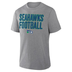 Seattle Seahawks First Down Tribute Tri-Blend T-Shirt - Heather Gray discount