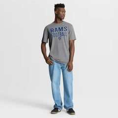 Los Angeles Rams First Down Tribute Tri-Blend T-Shirt - Heather Gray cheap