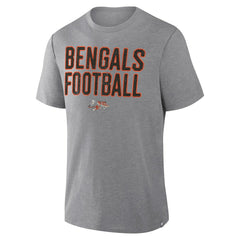 Cincinnati Bengals First Down Tribute Tri-Blend T-Shirt - Heather Gray online