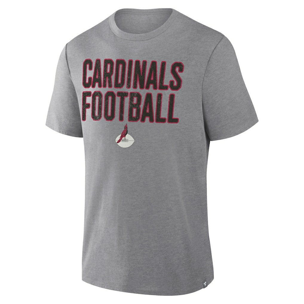Arizona Cardinals First Down Tribute Tri-Blend T-Shirt - Heather Gray sale