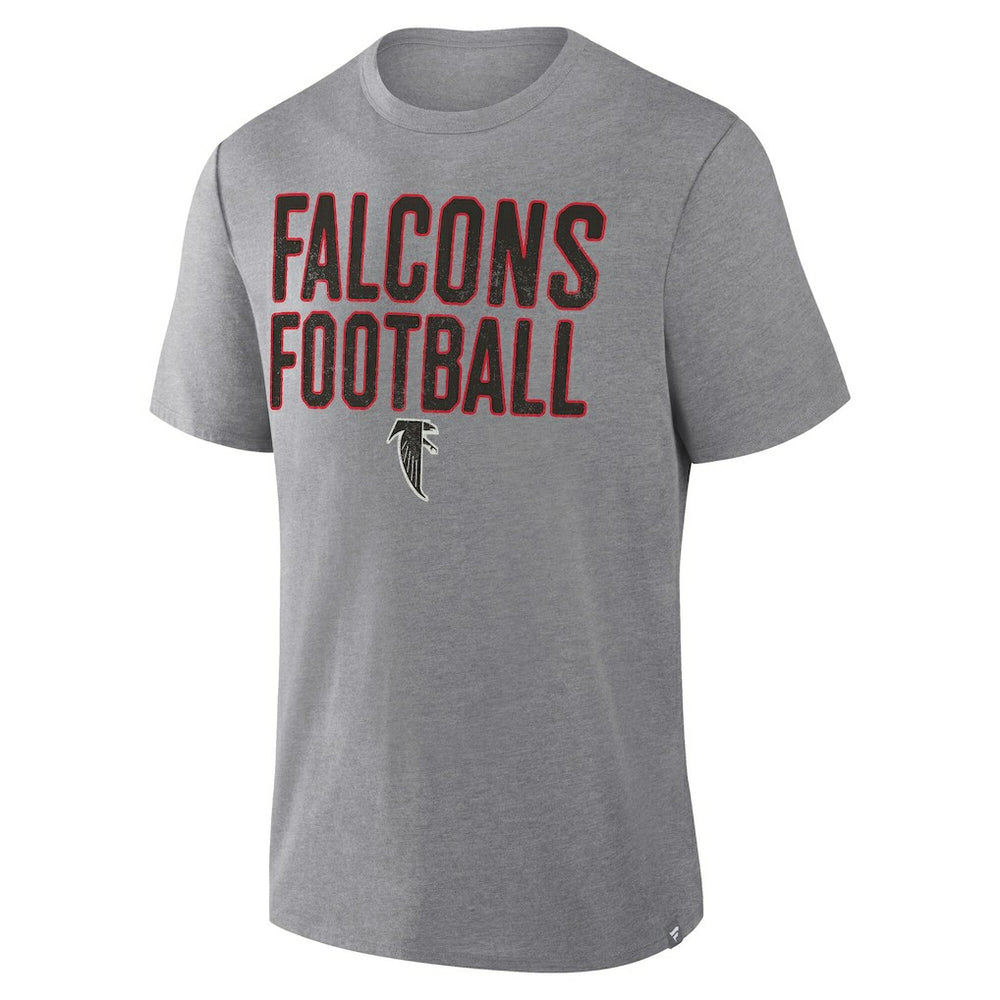 Atlanta Falcons First Down Tribute Tri-Blend T-Shirt - Heather Gray sale
